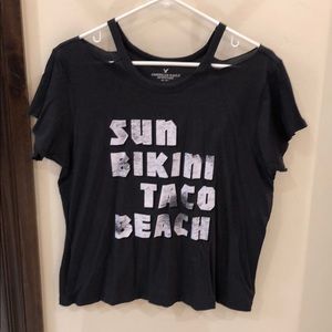 American eagle graphic T-shirt